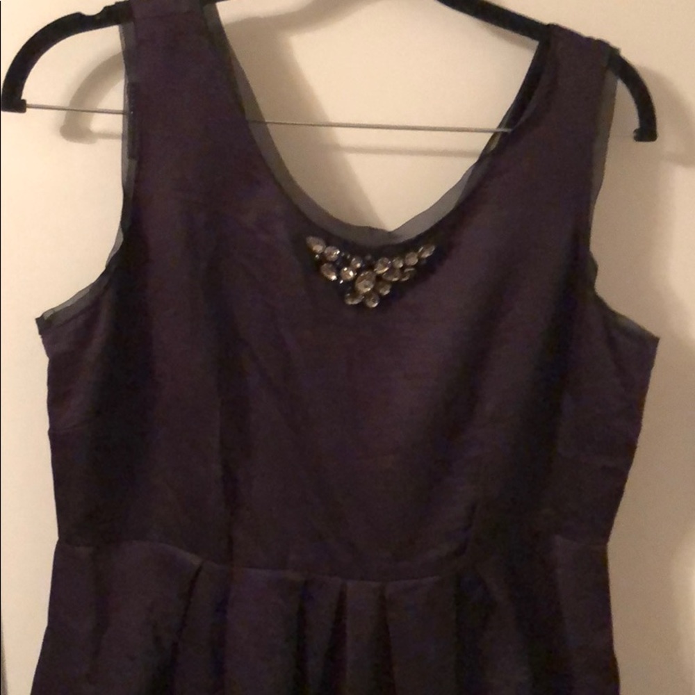 Simply Vera by Vera Wang Silky Purple Dress